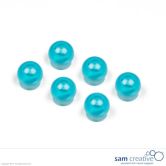 Whiteboard Magnete Kugel 15mm blau 6st.