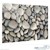 Whiteboard Glas Solid Kieselsteine 60x90 cm