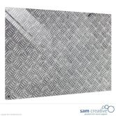 Whiteboard Glas Solid Riffelblech 60x90 cm