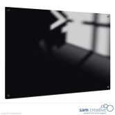Whiteboard Glas Solid Schwarz 60x90 cm