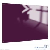 Whiteboard Glas Solid Perfekt Lila 90x120 cm