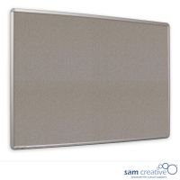 Pinnwand Bulletin Linoleum Grau 100x150 cm