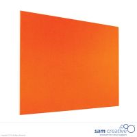 Pinnwand Frameless Leuchtend Orange 45x60 cm W