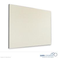 Pinnwand Frameless Elfenbein Weiß 120x200 cm S