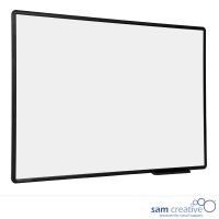 Whiteboard Pro Magnetisch Emailliert 120x240 cm schwarzer Rahmen