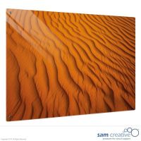 Whiteboard Glas Solid Wüste 50x50 cm