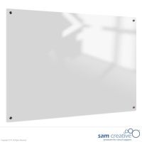 Whiteboard Glas Solid Klar Weiß 90x120 cm